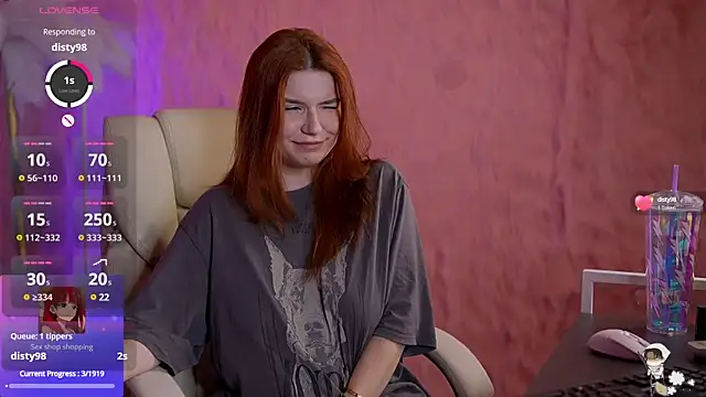 RedShinee online show from January 2025 05:04:02 PM