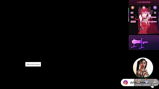 Juliett Adams  online show from November 2025 11:27:02 PM