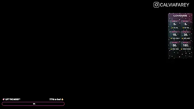 Snapshot of calviafarey chatting on September 2025 09:48:01 PM calviafarey online show from September 2025 09:48:01 PM