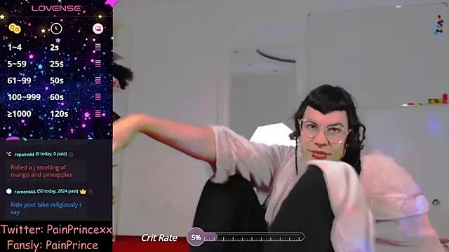 pain princee online show from December 2024 10:12:01 PM