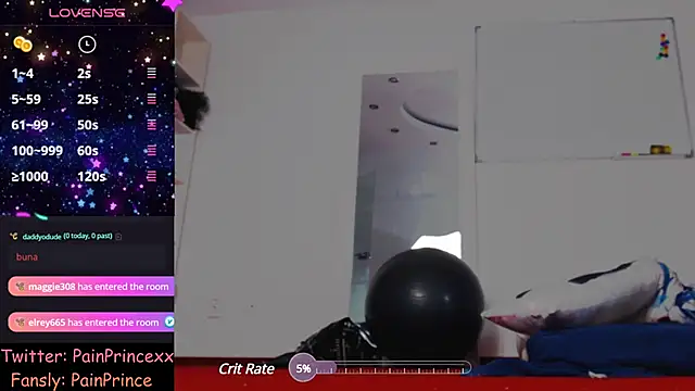 pain princee online show from December 2024 06:27:02 PM