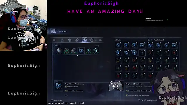 Snapshot of EuphoricSigh chatting on April 2026 05:05:02 PM EuphoricSigh online show from April 2026 05:05:02 PM