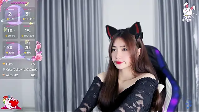 CelestiaWang online show from March 2025 10:00:02 AM