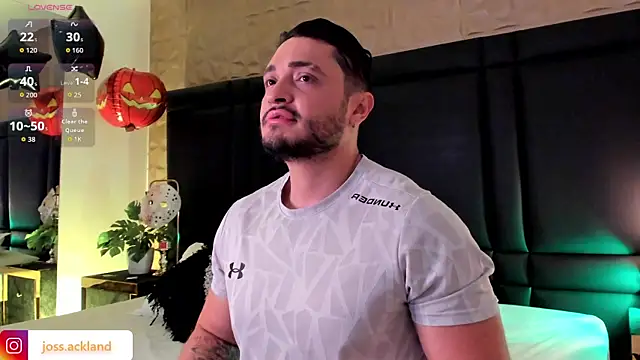 Snapshot of JossAckland chatting on October 2025 07:48:01 PM JossAckland online show from October 2025 07:48:01 PM