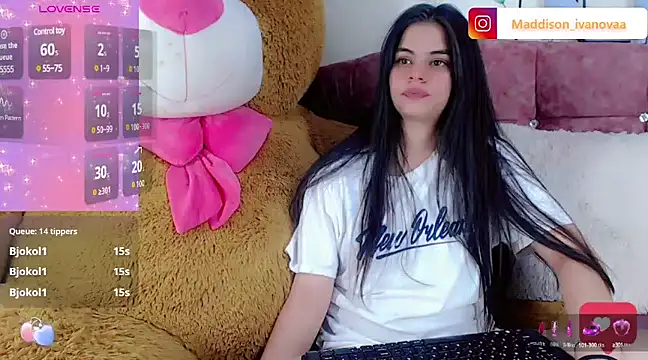 Snapshot of Madisson_Ivanova chatting on January 2025 11:00:01 AM Madisson Ivanova online show from January 2025 11:00:01 AM