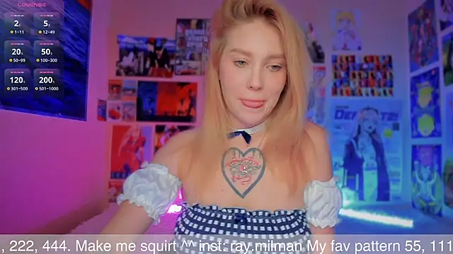 Snapshot of AliceMilman chatting on September 2025 11:12:02 AM AliceMilman online show from September 2025 11:12:02 AM