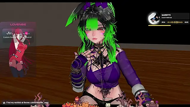 Bowsette Cami online show from October 2025 03:22:02 PM