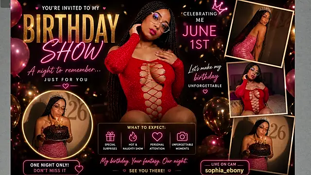 Snapshot of Sophia_Ebony chatting on May 2026 12:13:02 PM Sophia Ebony online show from May 2026 12:13:02 PM