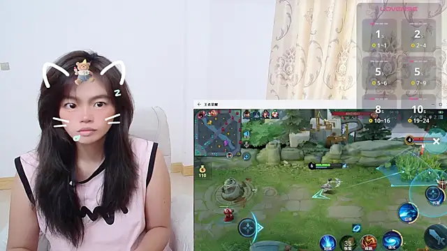 Snapshot of Duolamei chatting on October 2025 05:10:01 AM Duolamei online show from October 2025 05:10:01 AM