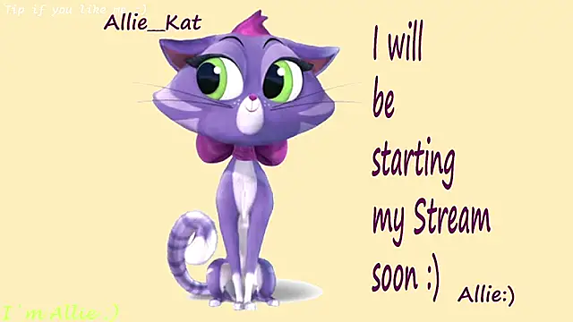 Allie Kat online show from August 2026 02:30:02 PM