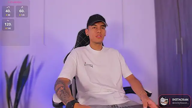 Nickyblazze  online show from November 2025 12:37:01 PM