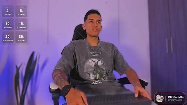 Nickyblazze  online show from December 2025 01:09:02 PM