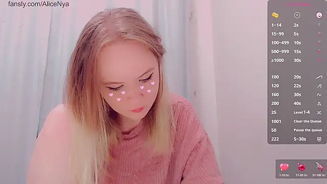 AliceNya cute online show from January 2026 07:10:02 AM