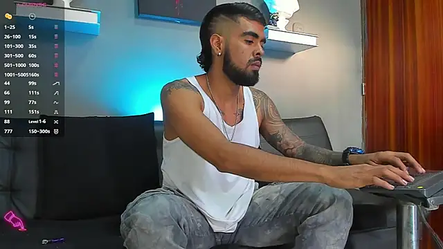 black kameron  online show from October 2025 09:50:01 PM