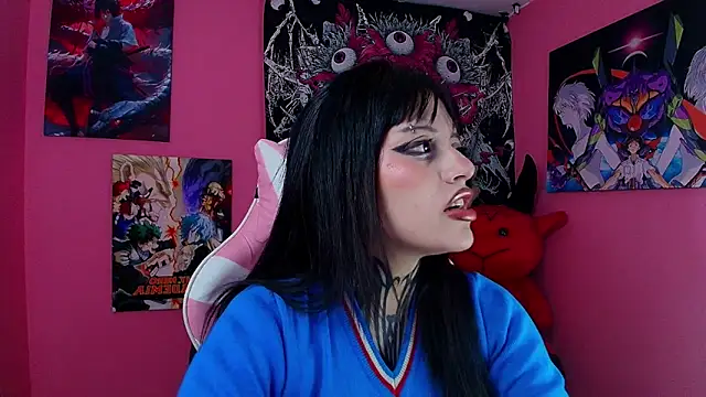 Snapshot of GothGaby chatting on May 2026 01:01:01 AM GothGaby online show from May 2026 01:01:01 AM