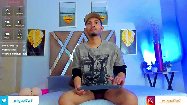   Miguel7w7 online show from January 2026 07:52:02 PM