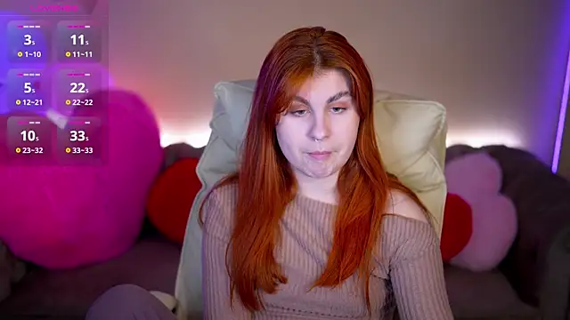 Snapshot of GingerPinky chatting on February 2026 01:38:02 PM GingerPinky online show from February 2026 01:38:02 PM