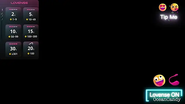 OceanCandy9 online show from January 2026 03:59:01 PM