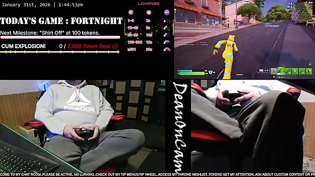 DeanonCam online show from January 2026 07:45:01 PM