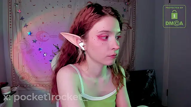 Snapshot of _PocketRocket_ chatting on October 2025 11:05:02 PM  PocketRocket  online show from October 2025 11:05:02 PM