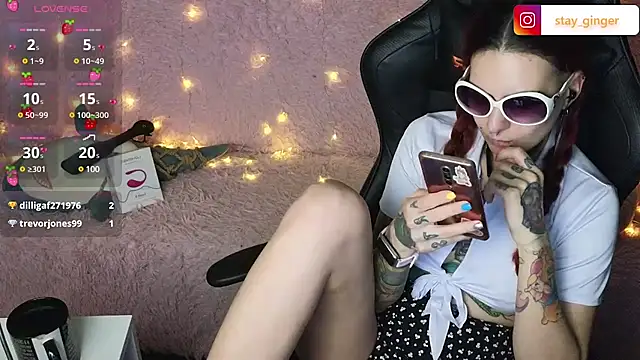 Ginger Stay online show from March 2025 12:00:01 AM