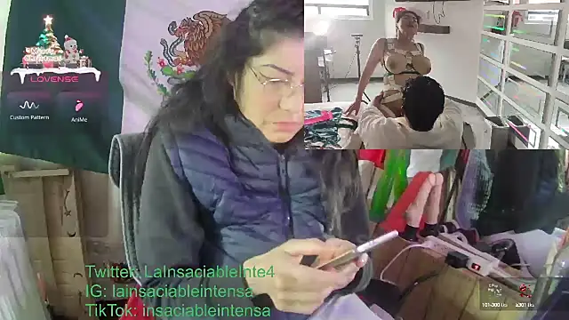 LaInsaciableIntensa online show from January 2025 01:47:01 PM