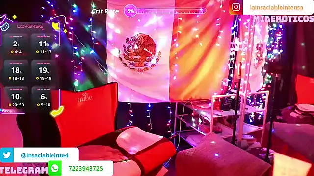 Snapshot of LaInsaciableIntensa chatting on November 2025 01:49:02 AM LaInsaciableIntensa online show from November 2025 01:49:02 AM