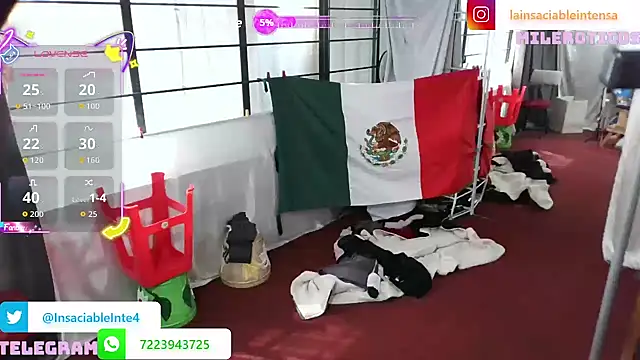 Snapshot of LaInsaciableIntensa chatting on November 2025 05:01:02 PM LaInsaciableIntensa online show from November 2025 05:01:02 PM