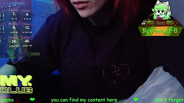 Witch Emma online show from November 2025 08:04:01 AM