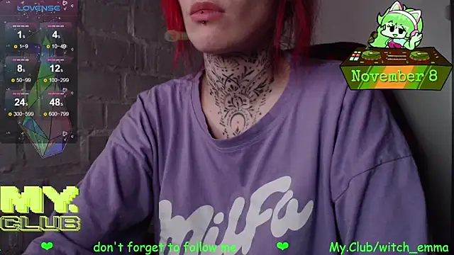 Witch Emma online show from November 2025 10:37:01 AM