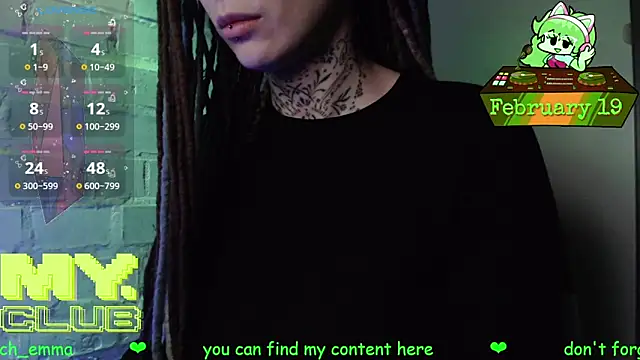 Witch Emma online show from February 2026 07:26:01 AM