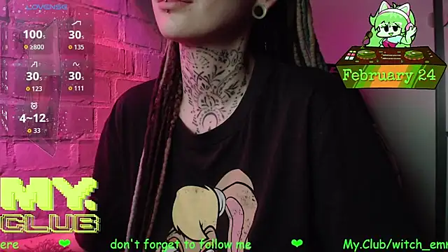 Witch Emma online show from February 2026 07:39:02 AM