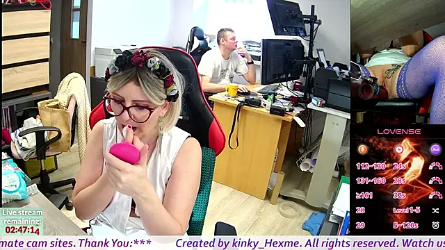 kinky Hexme online show from March 2025 09:14:01 AM