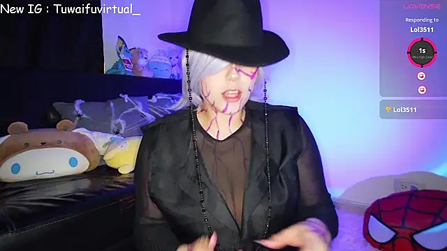 Snapshot of TuWaifuVirtual1 chatting on November 2025 12:34:02 AM TuWaifuVirtual1 online show from November 2025 12:34:02 AM