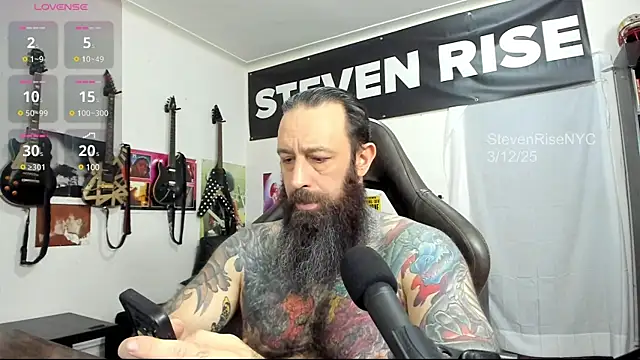 Snapshot of StevenRiseNYC chatting on March 2025 02:01:02 PM StevenRiseNYC online show from March 2025 02:01:02 PM