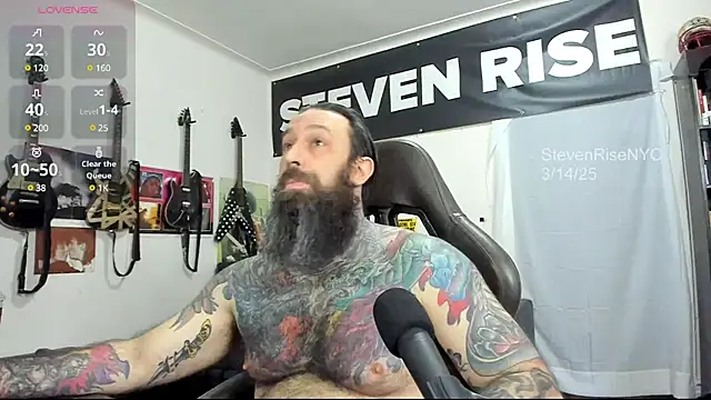 Snapshot of StevenRiseNYC chatting on March 2025 02:08:01 PM StevenRiseNYC online show from March 2025 02:08:01 PM