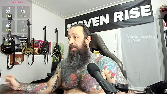 Snapshot of StevenRiseNYC chatting on March 2025 12:12:01 PM StevenRiseNYC online show from March 2025 12:12:01 PM