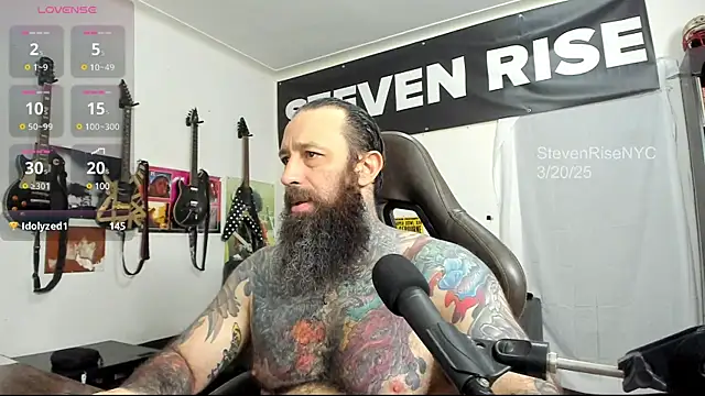 Snapshot of StevenRiseNYC chatting on March 2025 02:18:02 AM StevenRiseNYC online show from March 2025 02:18:02 AM