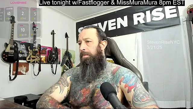 Snapshot of StevenRiseNYC chatting on March 2025 01:01:02 PM StevenRiseNYC online show from March 2025 01:01:02 PM