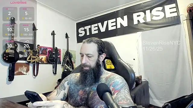 Snapshot of StevenRiseNYC chatting on November 2025 12:06:01 PM StevenRiseNYC online show from November 2025 12:06:01 PM
